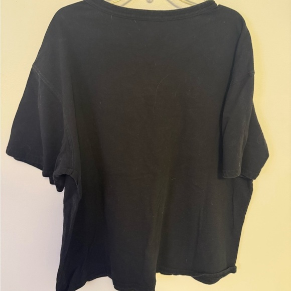 Black 'Rock n' Roll' Crop Top - Picture 4 of 4